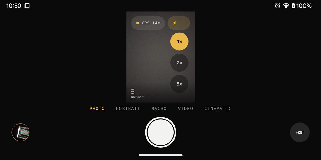 Zaproll Enterprise viewfinder with operator stamp BY MUHIB